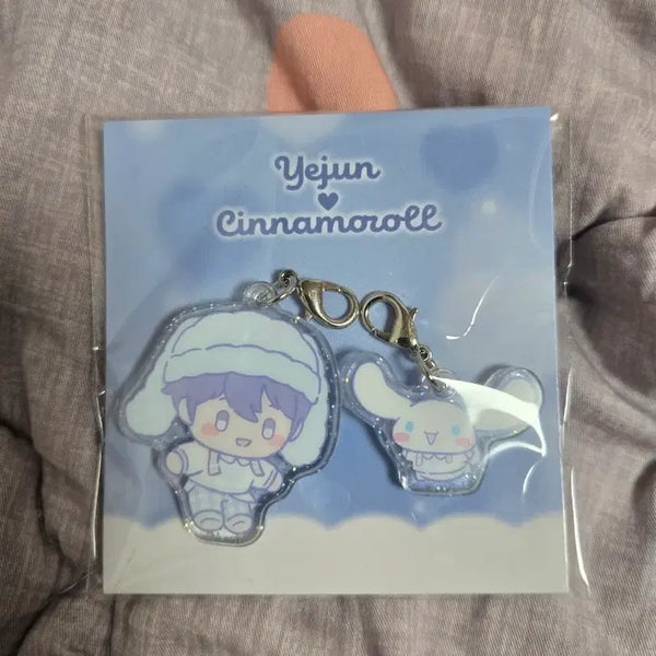 [BUNJANG] Pob Polyart Acrylic Charm Keychain Yejun / 플레이브 뿌 아크릴 참 키링 예준