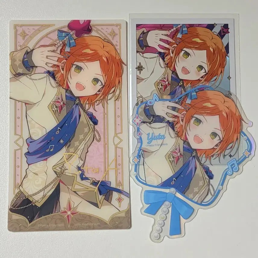 [BUNJANG] Ensemble Stars! 10th Anniversary Yongsang Mofun Pop-up Dream Star Clear Card Yuuta / 앙스타 10주년 용산 모펀 팝업 폴라로이드 드림 스타 클리어카드 클카 유우타