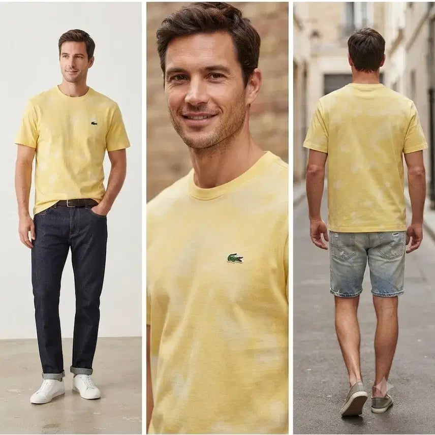 [BUNJANG] Lacoste T-Shirt Men's 90 Women's 95 / (무료배송)라코스테 티셔츠 남 90 여 95