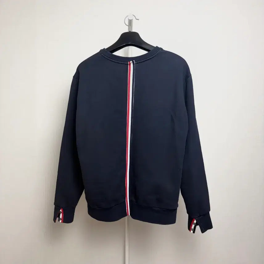 [BUNJANG] Thom Browne Back Tricolor Sweatshirt Navy Size 5 / [5] 톰브라운 백삼선 맨투맨 네이비