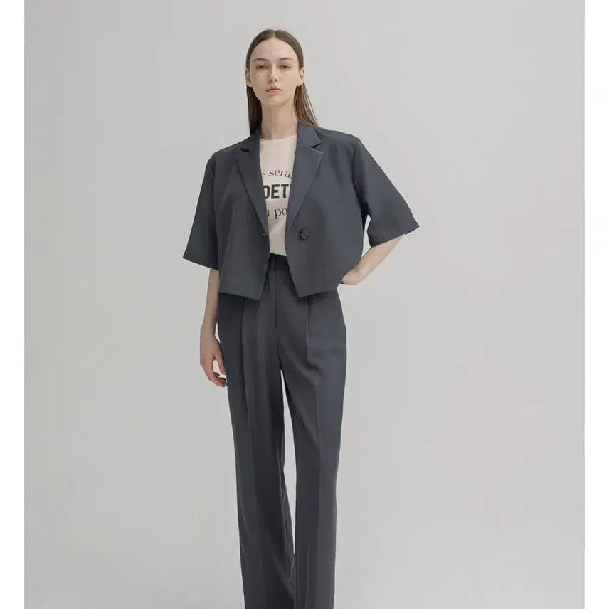[BUNJANG] NAIN Cropped Jacket Set Unworn / 나인 크롭 자켓 세트 미착용