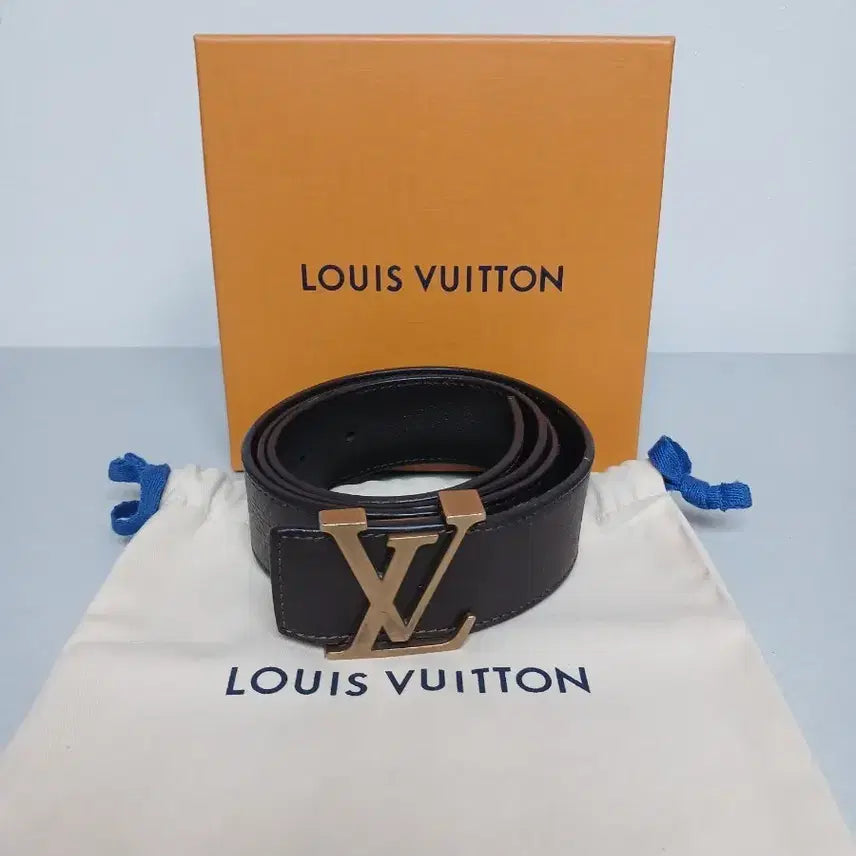 [BUNJANG] Louis Vuitton Utah Belt Gold Buckle Brown / 루이비통 유타벨트 골드 버클 브라운 정품