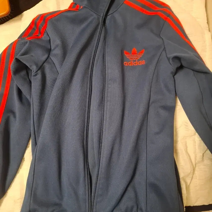 [BUNJANG] Adidas Track Top Navy Red / 아디다스 트랙탑 네이비 레드