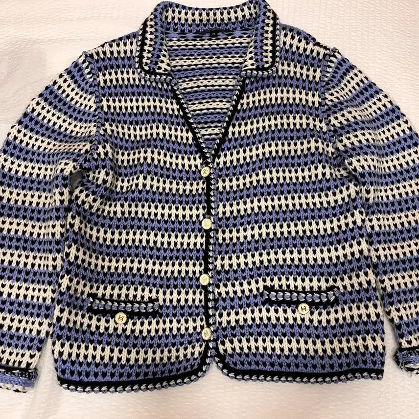 [BUNJANG] Striped Cardigan Size 40 / 스트라이프 가디건_40사이즈
