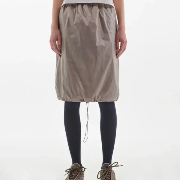 [BUNJANG] Enzoblues Banding Glossy Midi Skirt / Enzoblues 엔조블루스 밴딩 글로시 스커트 미디스커트