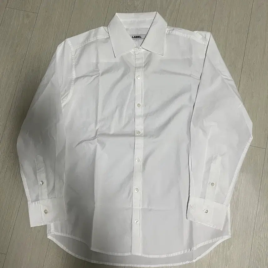 [BUNJANG] Label Archive White Shirt Size 1 / 라벨 아카이브 화이트 셔츠 1사이즈