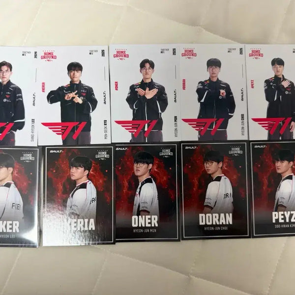 [BUNJANG] T1 Team Photocard Set / T1 선수단 포토카드 세트