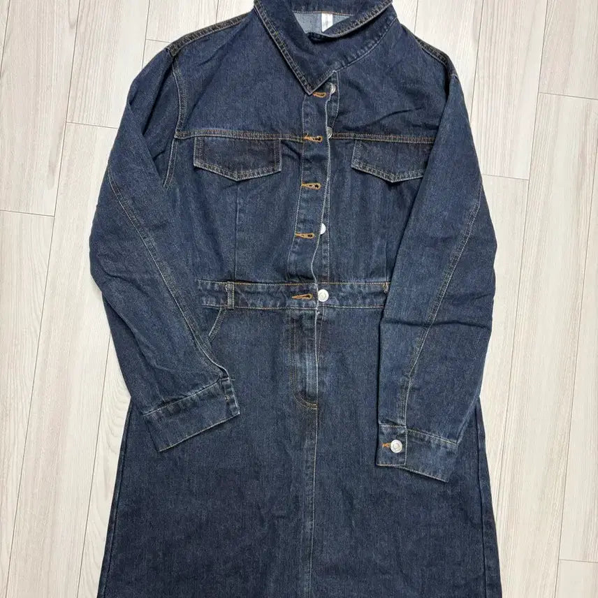 [BUNJANG] Lirily & Co. Dark Wash Denim Dress Size 3 / 리리앤코 진청 원피스 3사이즈 새상품(무료배송)