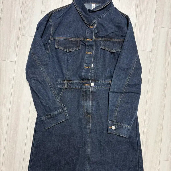 [BUNJANG] Lirily & Co. Dark Wash Denim Dress Size 3 / 리리앤코 진청 원피스 3사이즈 새상품(무료배송)