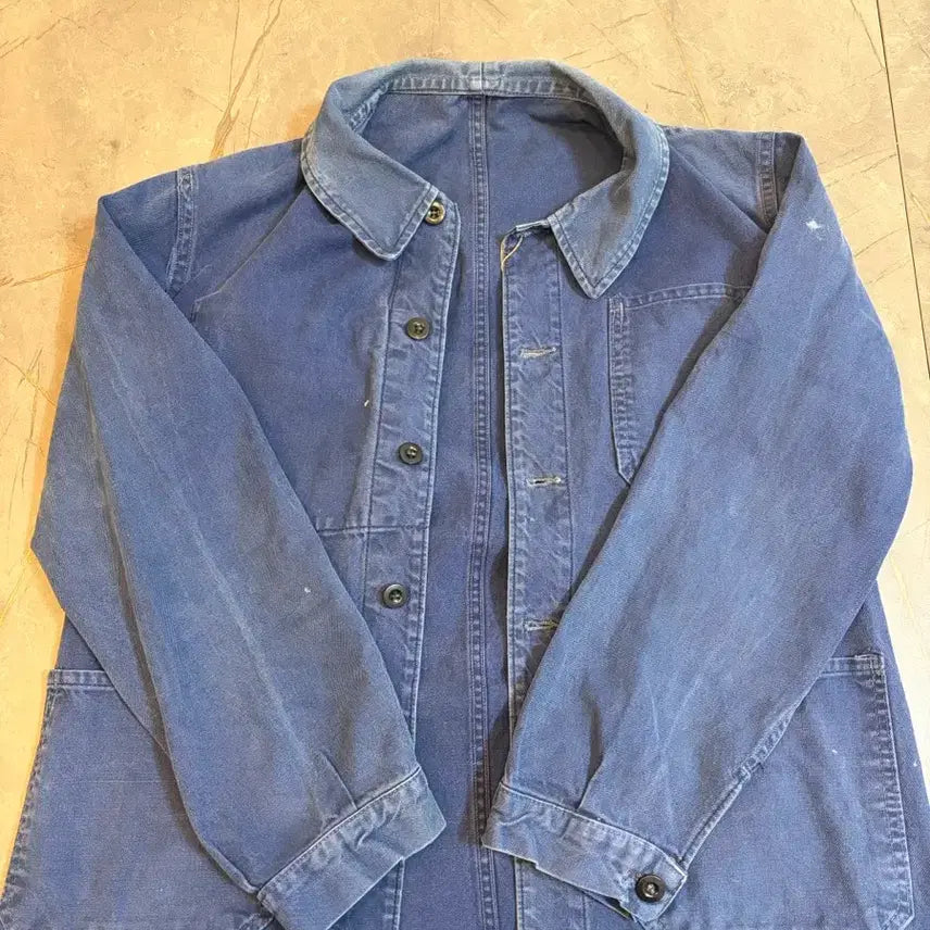 [BUNJANG] Vintage French Work Jacket / 60s 페이딩 빈티지 프렌치 워크자켓