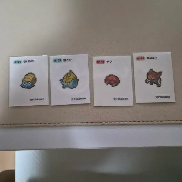 [BUNJANG] Pokemon Pixel Stickers Set / 포켓몬 픽셀 띠부씰 팔아요