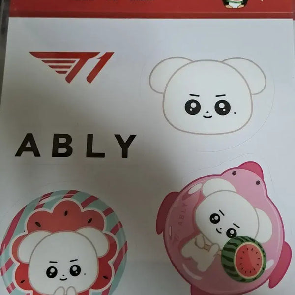 [BUNJANG] T1 x ABLY Collaboration Sticker Set / T1 X ABLY 스티커