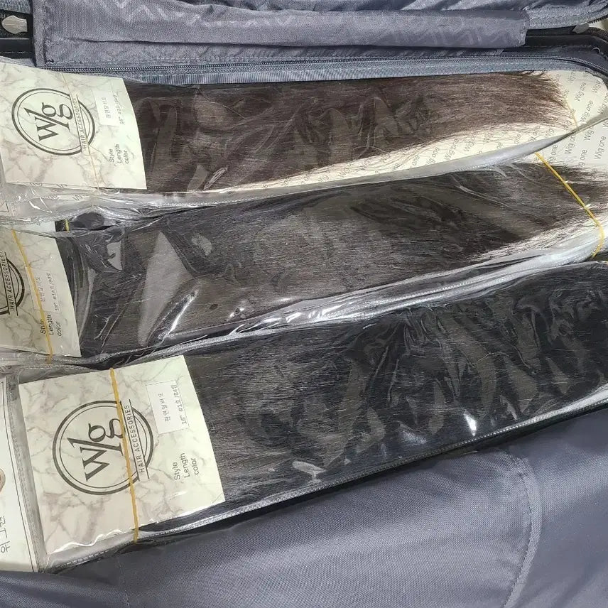 [BUNJANG] Natural Human Hair Extensions 16-18 Inch / 붙임머리 천연인모 16 18인치