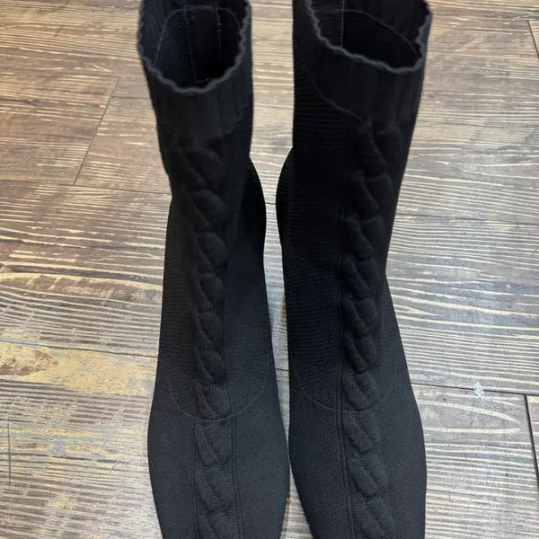 [BUNJANG] Hermes Zegna 60-Knit Ankle Boots Size 41 (255-260) / 에르메스 제냐 60니트 앵글부츠 41(255~260)