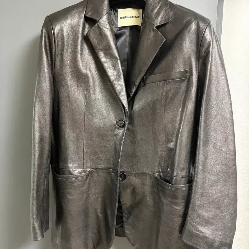 [BUNJANG] INSILENCE Woman Leather Jacket / 인사일러스우먼 레더 자켓