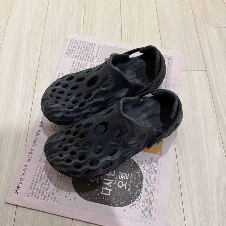 [BUNJANG] Merrell Hydro Moc Aqua Shoes Black / 머렐 하이드로로목 아쿠아슈즈 블랙