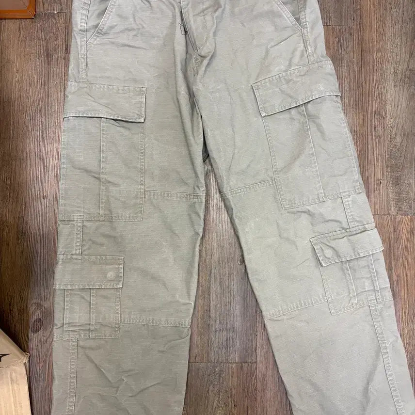 [BUNJANG] Stüssy Ripstop Surplus Cargo Pants Olive / 스투시 립스탑 서플러스 카고 팬츠 28