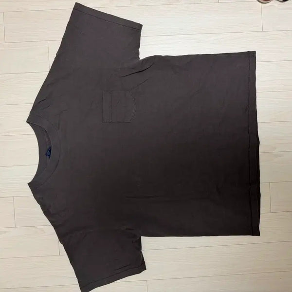 [BUNJANG] Lacri 100% Cotton T-Shirt Mud Brown Size L / 라크리 천축c 머드브라운 L사이즈