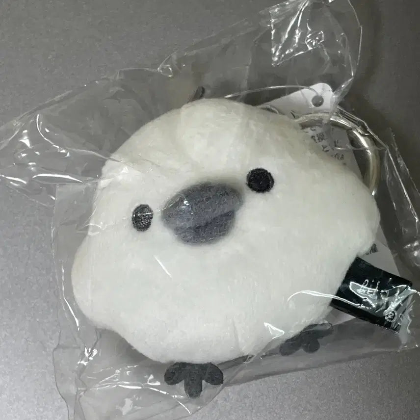 [BUNJANG] San-X Rilakkuma Monochrome Kiiroitori Keychain White / 모노크롬 키이로이토리 키링 화이트 흑백 마스코트 산엑스 리락쿠마