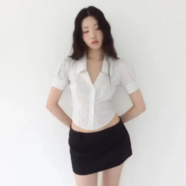 [BUNJANG] Clata Lace Princess Shirt / [새상품,최종가] 클라따 레이스 프린세스 셔츠