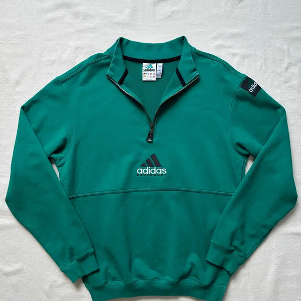 [BUNJANG] Adidas Equipment Green Half-Zip Sweatshirt L / 아디다스 이큅먼트 그린 하프집업 스웻셔츠 L