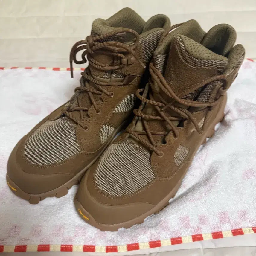 [BUNJANG] Unican Everett 6 Tactical Safety Boots Brown / 유니칸 everett 6 전술화 안전화 브라운