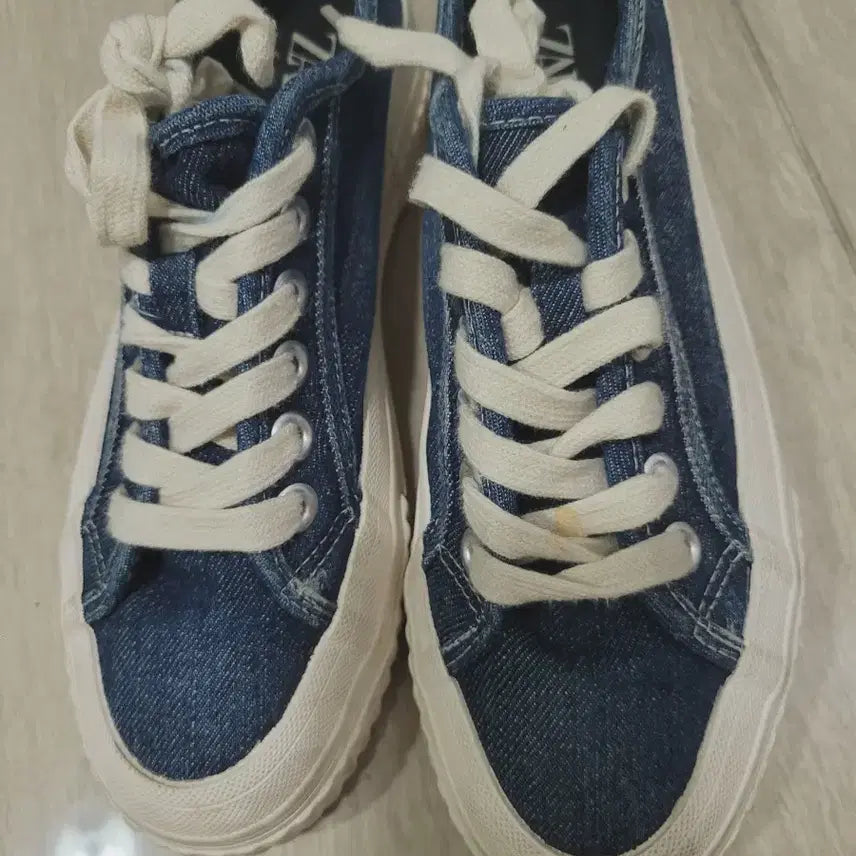 [BUNJANG] Zara Denim Sneakers / 자라 데님 스니커즈