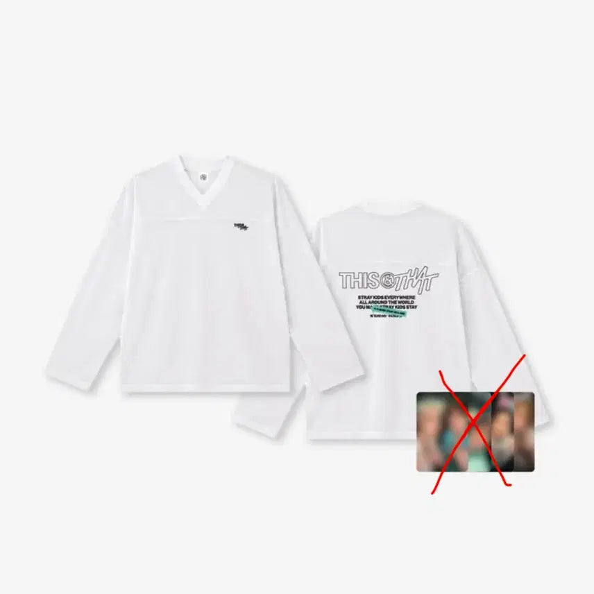 [BUNJANG] Stray Kids THIS IS 'STAY' Popup Long Sleeve Shirt / (포카x) 스트레이키즈 스키즈 straykids 디스앤댓 팝업 롱슬리브 셔츠 티셔츠