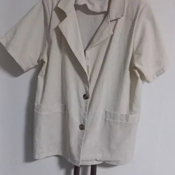 [BUNJANG] Oatmeal Short-Sleeve Jacket (Size 77-Small 88) / 오트밀 반팔자켓 77~작은88 새상품
