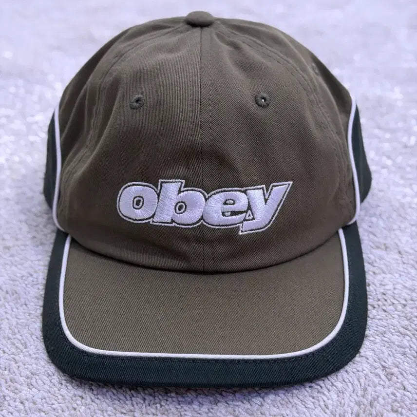 [BUNJANG] OBEY 6-Panel Cap Olive / 오베이 6패널 캡 올리브