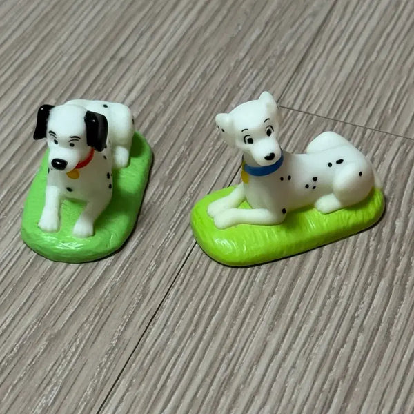 [BUNJANG] Disney 101 Dalmatians Classic Figurines Set of 2 / 디즈니 101마리 달마시안 강아지 고전 피규어 2종 일괄 판매