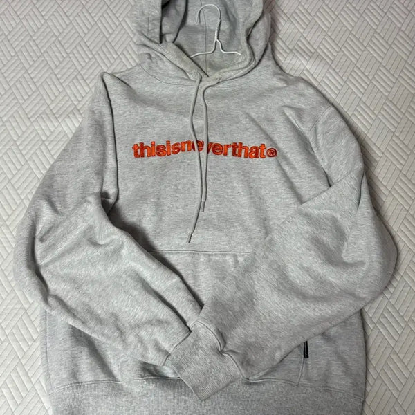 [BUNJANG] thisisneverthat Grey Hoodie / 디스이즈네버댓 그레이 후드티