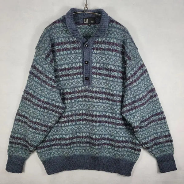 [BUNJANG] Dunhill Pattern Knit Sweater / 던힐 패턴 니트 스웨터
