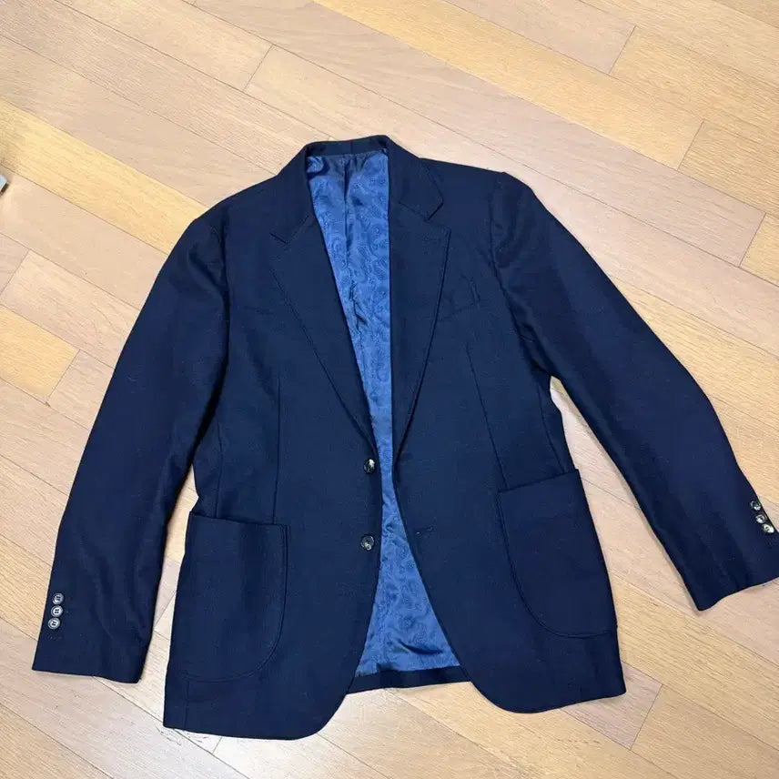 [BUNJANG] Bants Tailored Dark Navy Wool Jacket (Size 50/100-105) / 반츠 BANTS Tailored 다크 네이비 울자켓 50 100 105