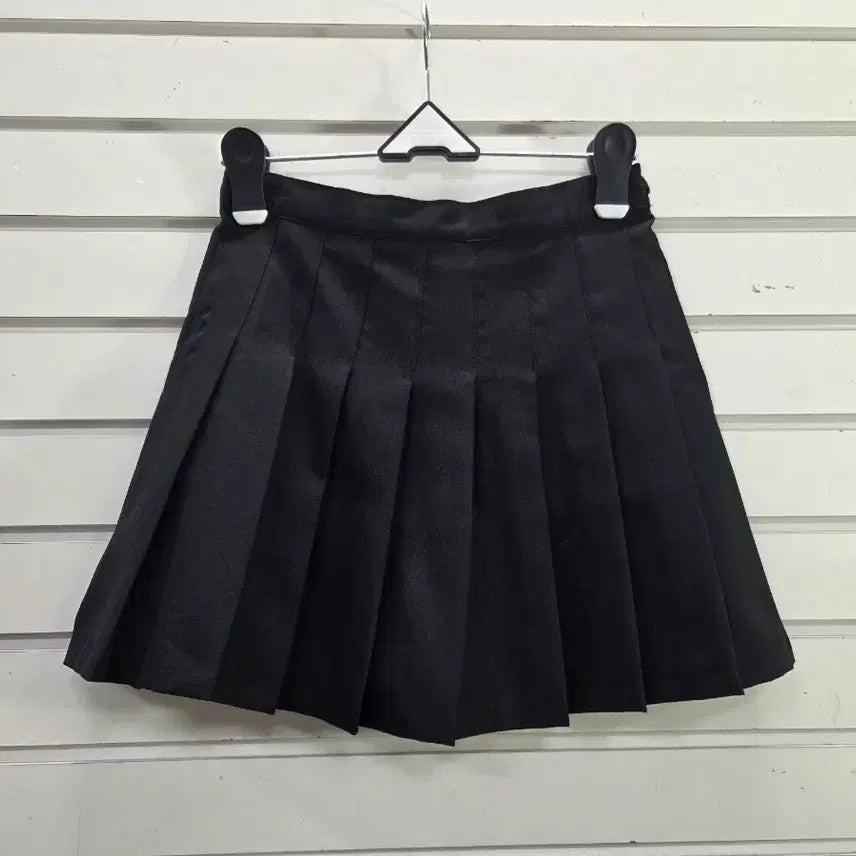[BUNJANG] Black Pleated Mini Skirt / 블랙  주름 미니스커트 24/보물찾기천사