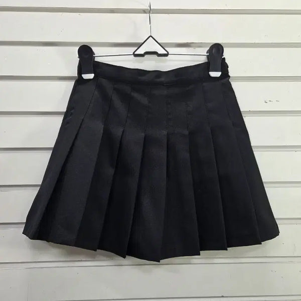 [BUNJANG] Black Pleated Mini Skirt / 블랙  주름 미니스커트 24/보물찾기천사