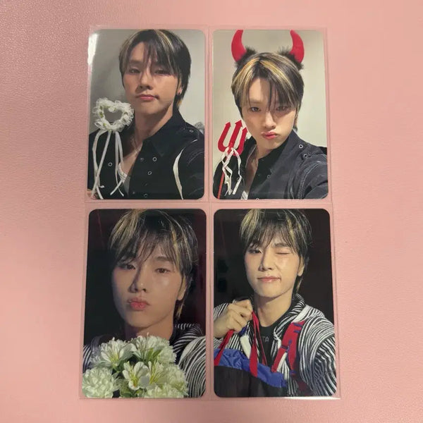 [BUNJANG] Xdinary Heroes XH View-Con Concert Photocard Bundle Set Jungsu / 엑스디너리히어로즈 엑디즈 뷰마콘 콘서트 입장포카 4장 일괄 정수