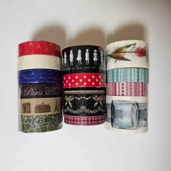 [BUNJANG] Marks Ribbon Masking Tape Set / Marks 막스 리본 마스킹테이프 외 set 7