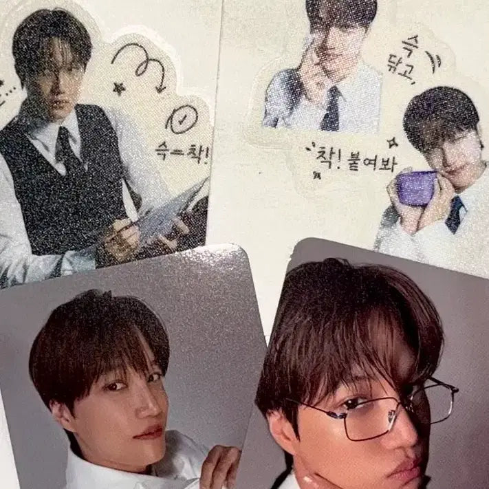 [BUNJANG] EXO Kai Medheal Photocard + Sticker Set (Sealed) / [미개봉] 메디힐 엑소 카이 포토카드+띠부실