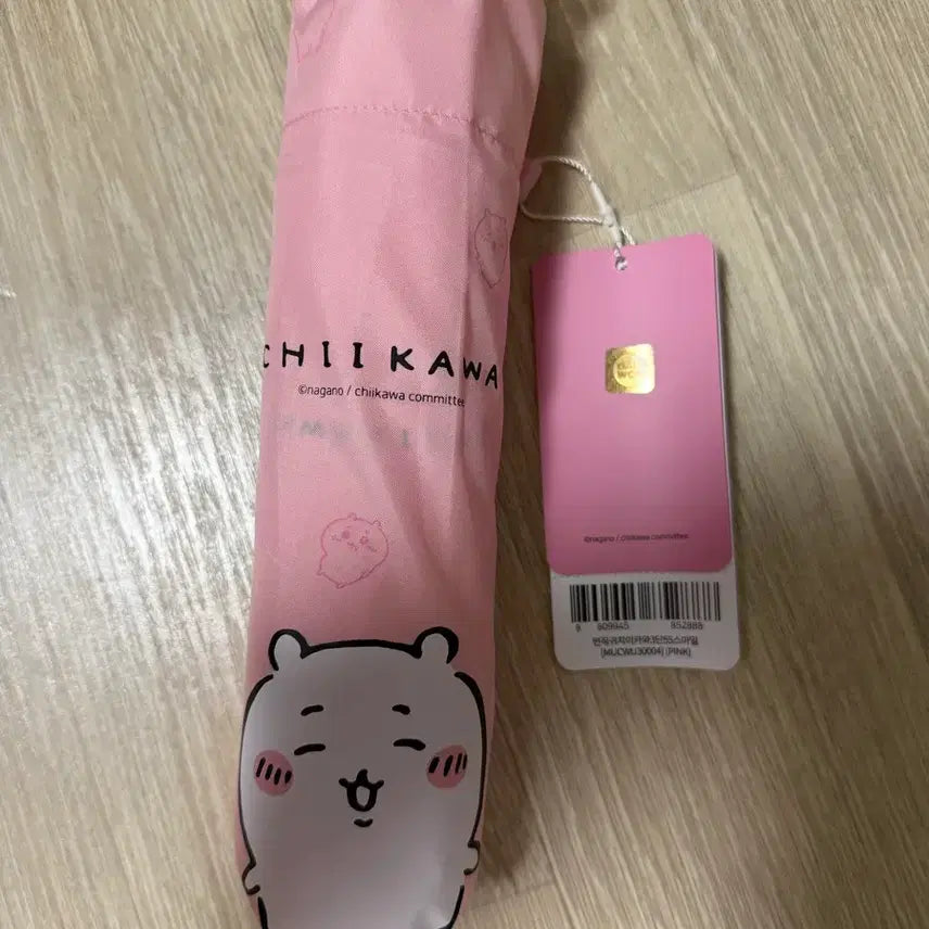 [BUNJANG] Chiikawa Character Folding Umbrella - Pink / 치이카와 캐릭터 접이식 우산 핑크