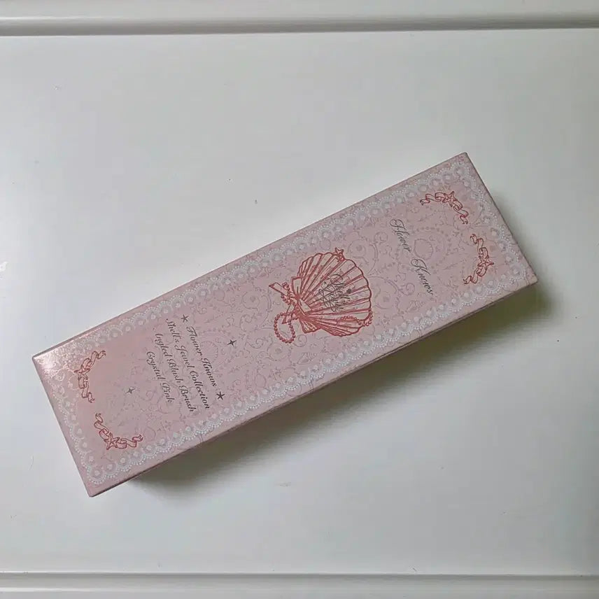 [BUNJANG] Flower Nose Shell Jewel Blusher Brush Crystal Pink / 택포) 플라워 노즈 쉘 주얼 블러셔 브러쉬 크리스탈 핑크 (미사용 제품)