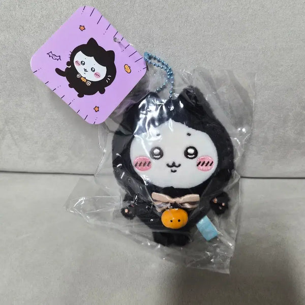 [BUNJANG] Munjakwi Halloween Black Cat Mascot Plush (Hachiware) / 먼작귀 할로윈 검은고양이 검정 쿠로네코 마스코트 인형 하치와레