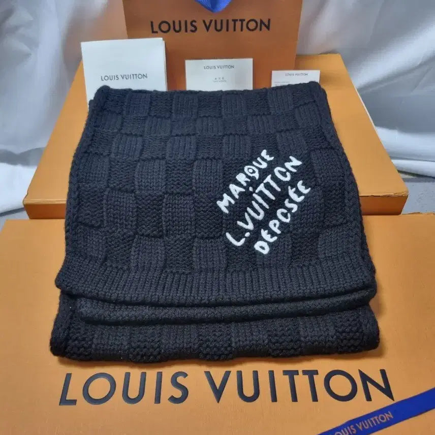 [BUNJANG] Louis Vuitton Damier LV Heritage Scarf M90841 / [새상품 / 26년도신형] 루이비통 다미에 LV헤리티지 스카프 머플러