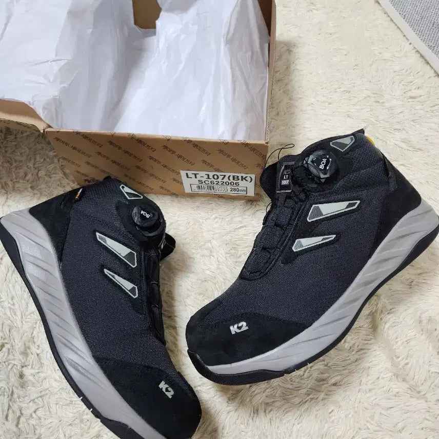 [BUNJANG] K2 LT-107(BK) Dial Safety Shoes / 케이투 안전화280 새상품