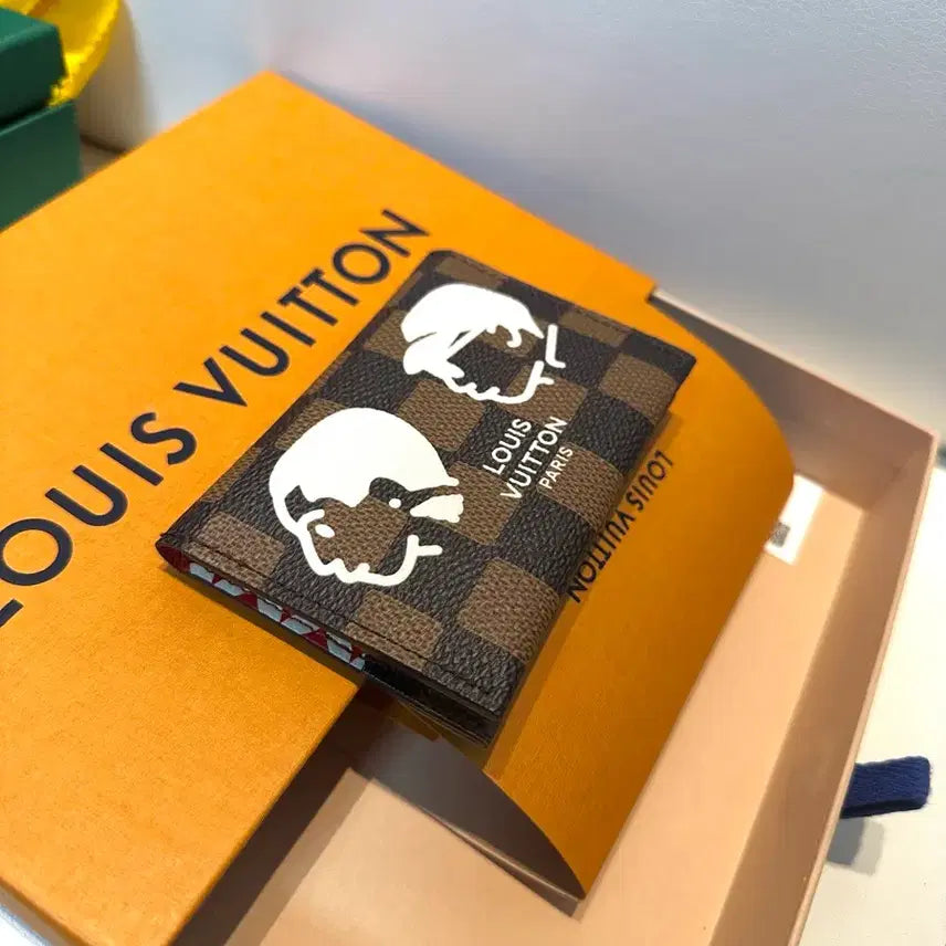 [BUNJANG] Louis Vuitton Nigo Damier Card Holder / 26년구매 새상품 루이비통 니고 다미에 카드홀더 카드지갑
