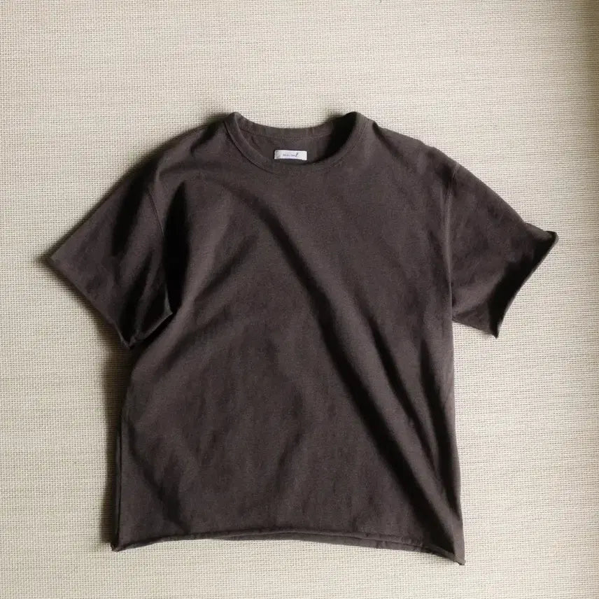 [BUNJANG] Seasalt Loop Hem T-shirt - Brown / (3) seasalt 씨솔트 루프헴 티셔츠 브라운