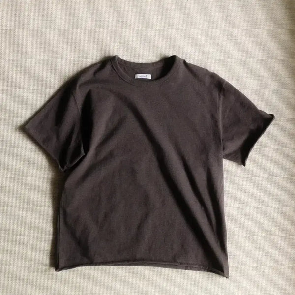 [BUNJANG] Seasalt Loop Hem T-shirt - Brown / (3) seasalt 씨솔트 루프헴 티셔츠 브라운