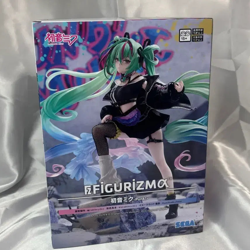 [BUNJANG] SEGA Figuarts Alpha Punk Miku Figure (Sealed) / 미개봉 세가 피규리즘 알파 펑크 미쿠 피규어