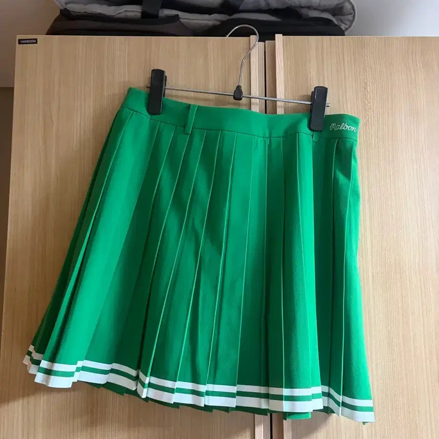 [BUNJANG] Malbon Golf Pleated Skirt Green / [70/27] 말본 골프 치마 그린