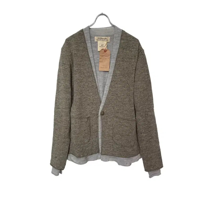 [BUNJANG] REMI RELIEF Concho Layered Wool Cardigan / [DEADSTOCK] REMI RELIEF Concho Layered Wool Cardigan